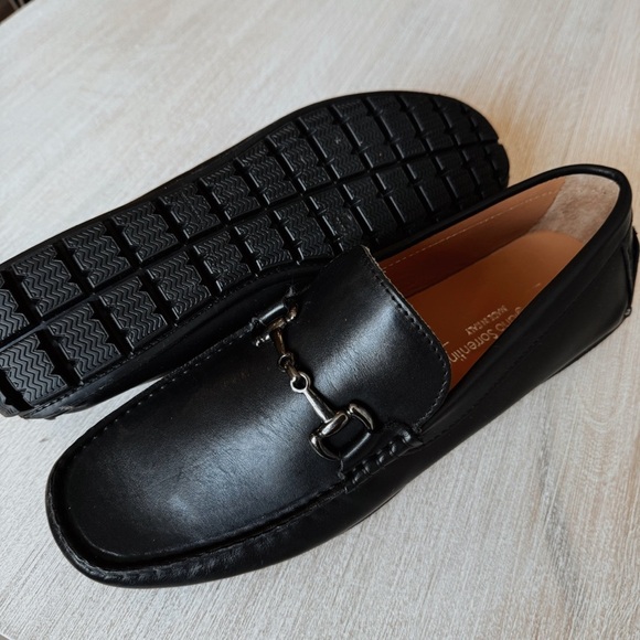 Men’s Black Leather Loafers, *Brand New* Made in Italy - Picture 6 of 11